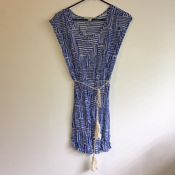 Tunic Dress with Rope Belt - Picture 1 of 4